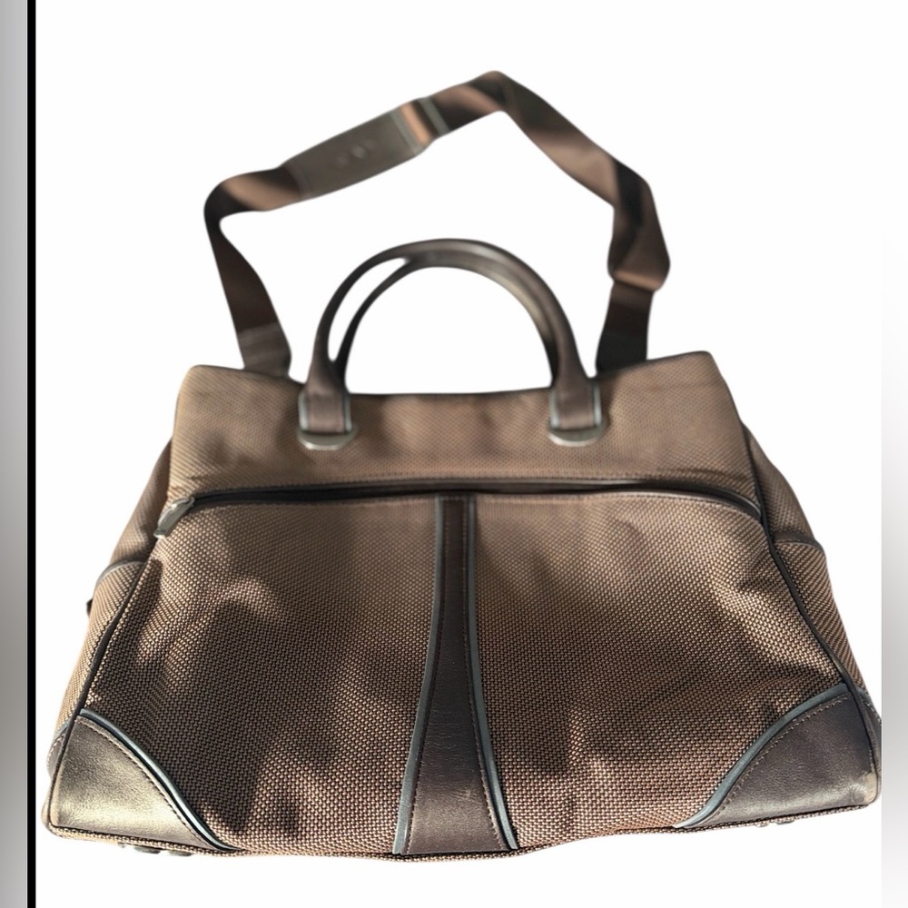 Tumi Brown and Black Men's Briefcase